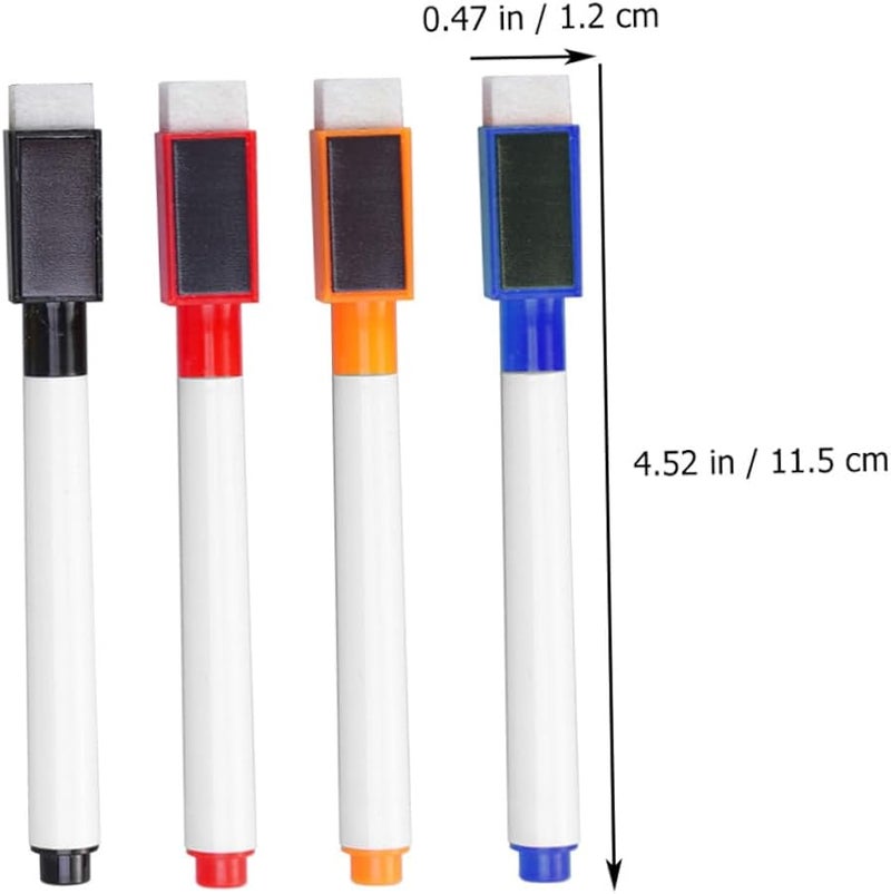 Angoily 40 Pack Low Odor Dry Erase Markers with Eraser Magnetic Whiteboard Pens for Classroom Office Home - Image 2